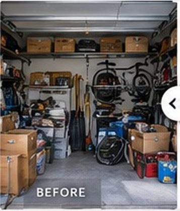 Garage before organization